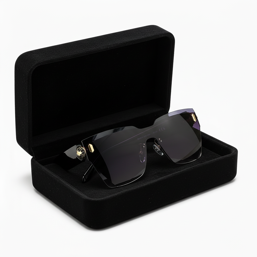 Lunette Violette dans écrin
